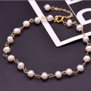 Original Fresh Water Pearl Bracelet Adjustable & Handmade Aesthetic look AAA Quality Pearls