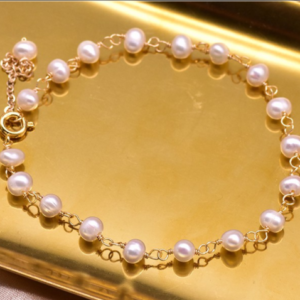 Original Fresh Water Pearl Bracelet Adjustable & Handmade Aesthetic look AAA Quality Pearls